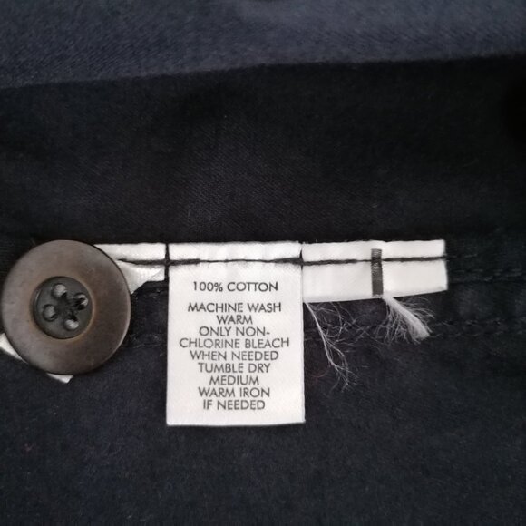 Ann Taylor Loft Womens Navy Blue Long Sleeve Single Breasted Blazer Jacket Sz 10 - Picture 6 of 6